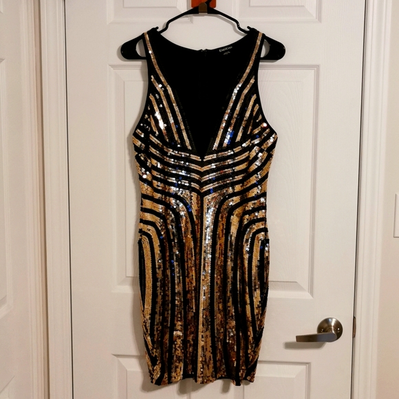 💥bebe Sequin Dress 💥 - Picture 1 of 4